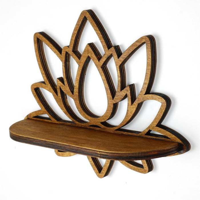 Hanah Home Raf264 Estantería de Pared Nogal Hanah Home Raf264 Estantería de Pared Nogal